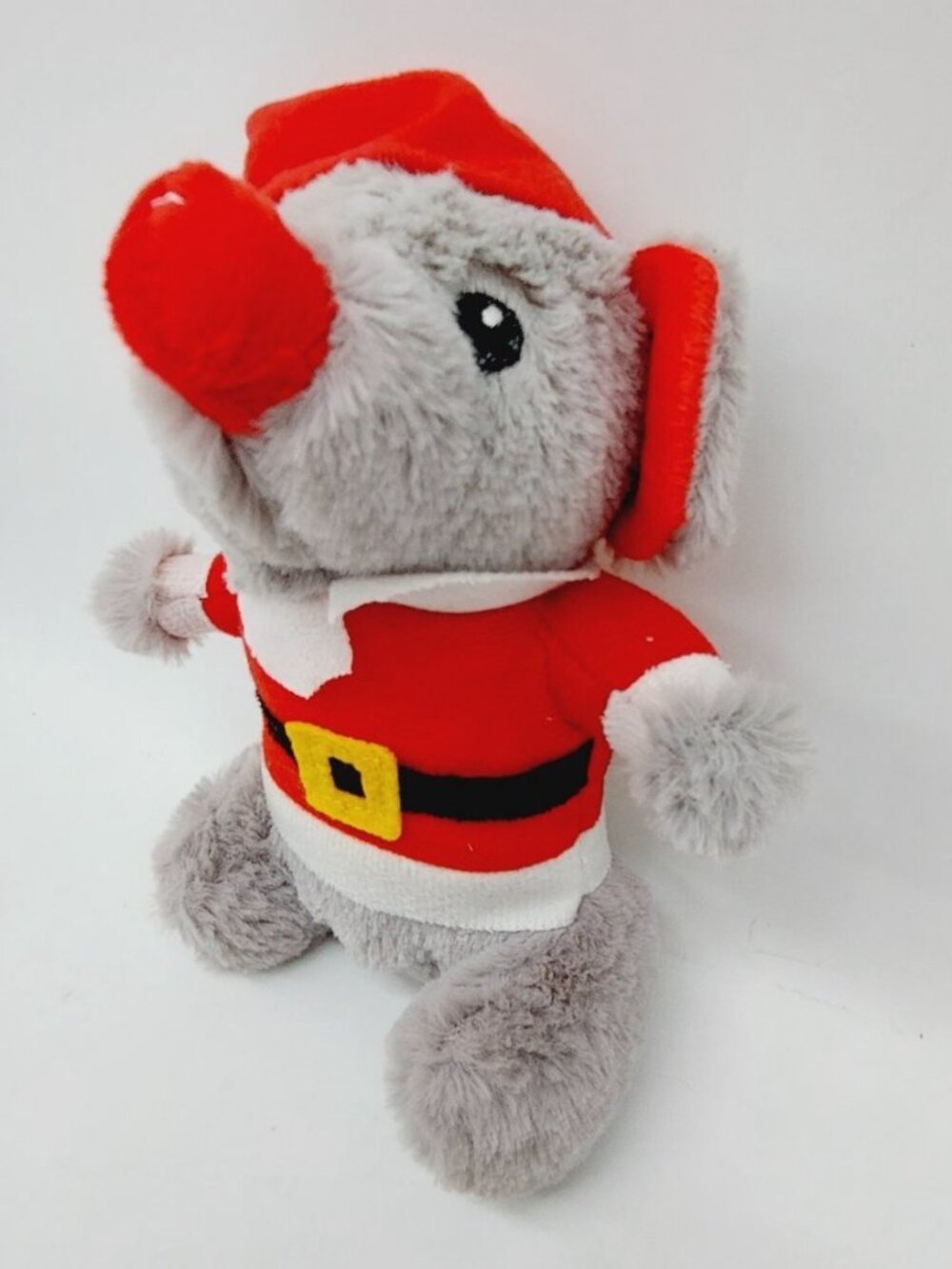 Mouse Plush Christmas Santa Stuffed Animal  Decoration